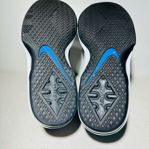 Nike Air Max Infuriate 8 Medium Mens Mid Basketball Shoe Navy - Picture 7 of 8